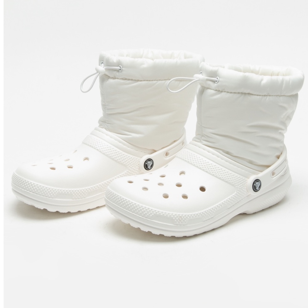 Crocs Classic Lined Neo Puff White Boot
Mens Size 13